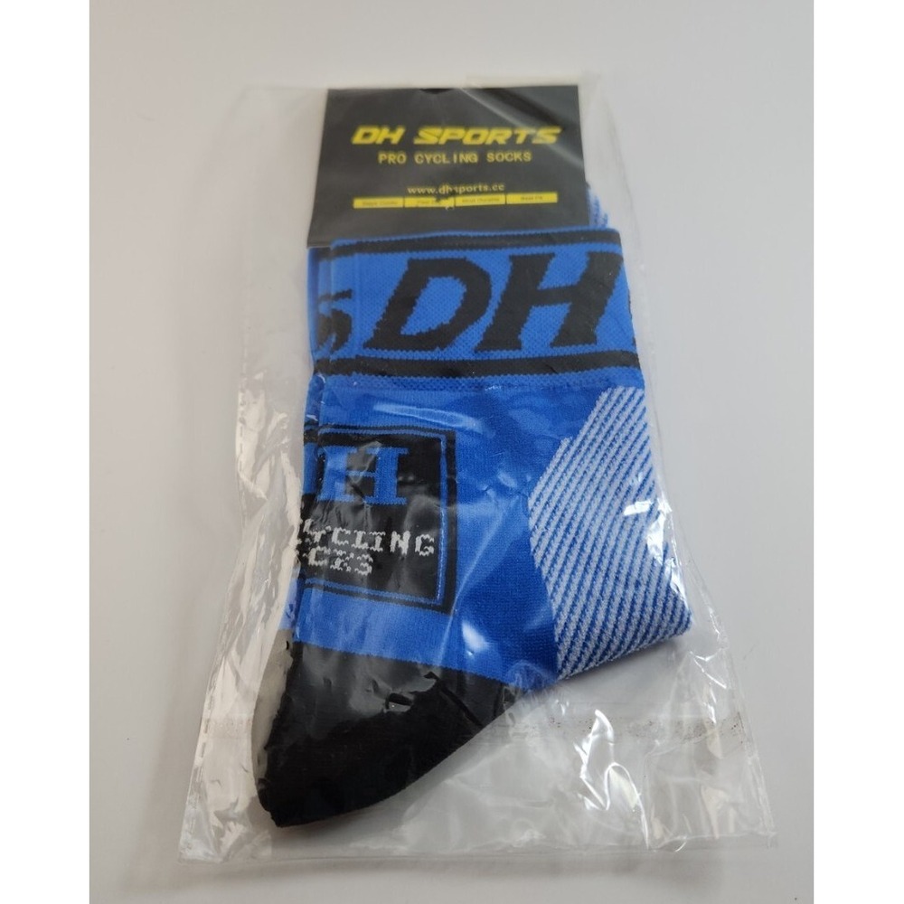 Cycling Socks Pro Mens/ Womens Riding Socks Bicycle Bike Sports Ankle Socks Blue - Picture 4 of 4